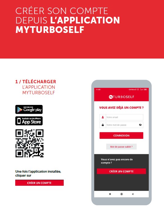 Capture d'écran de l'interface Turbo Self utilisée pour la restauration scolaire du Lycée polyvalent La Hotoie Amiens