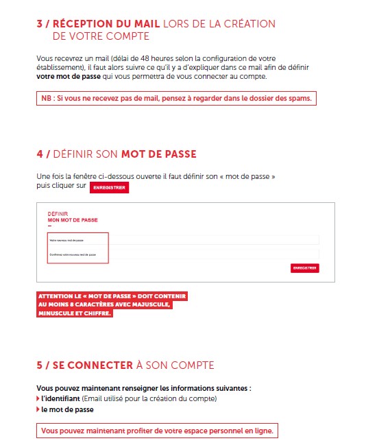 Capture d'écran de l'interface Turbo Self utilisée pour la restauration scolaire du Lycée polyvalent La Hotoie Amiens